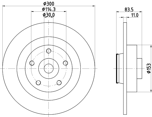 Brake Disc (MDC2513)