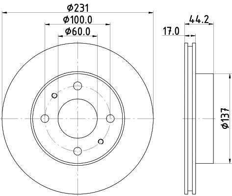 Brake Disc (MDC1949)