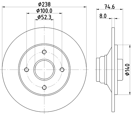 Brake Disc (MDC874)