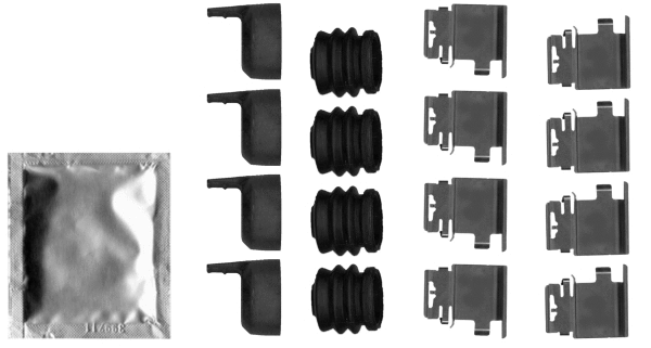 Accessory Kit, disc brake pad (MBA0036)