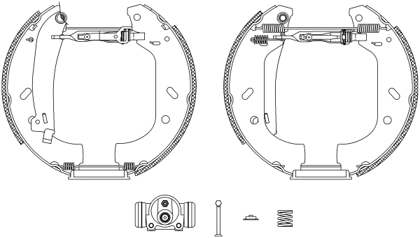 Brake Shoe Set (MSP118)