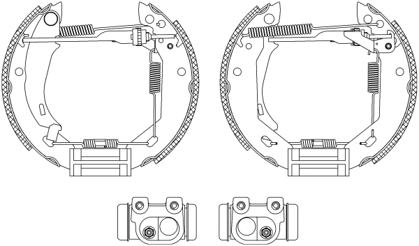 Brake Shoe Set (MSP173)