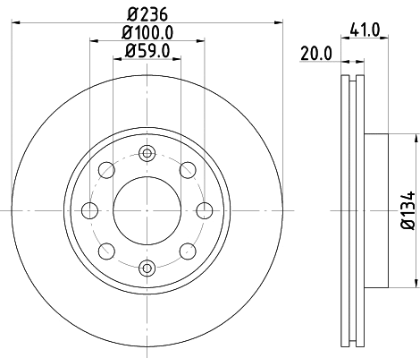 Brake Disc (MDC2155)