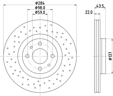 Brake Disc (MDC3186C)