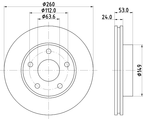 Brake Disc (MDC371)