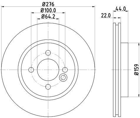 Brake Disc (MDC1129)