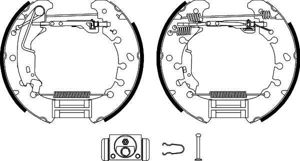Brake Shoe Set (MSP241)