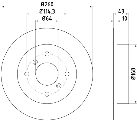 Brake Disc (MDC441)