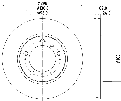 Brake Disc (MDC1362)
