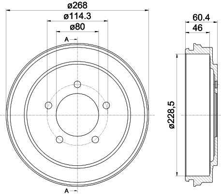 Brake Drum (MBD343)
