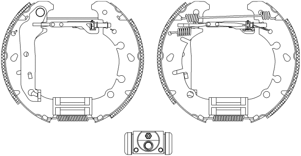 Brake Shoe Set (MSP236)