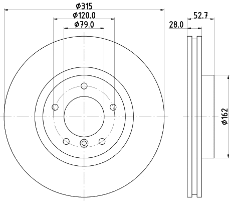 Brake Disc (MDC1524)