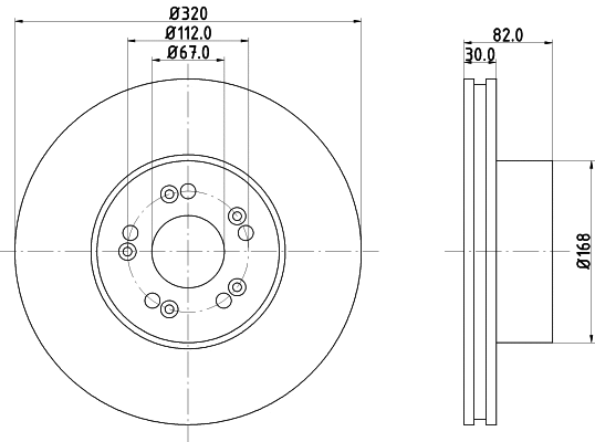Brake Disc (MDC793)