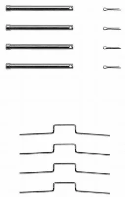Accessory Kit, disc brake pad (MBA1176)