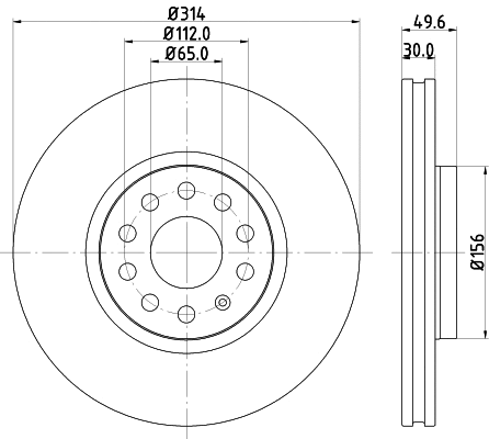 Brake Disc (MDC2317)
