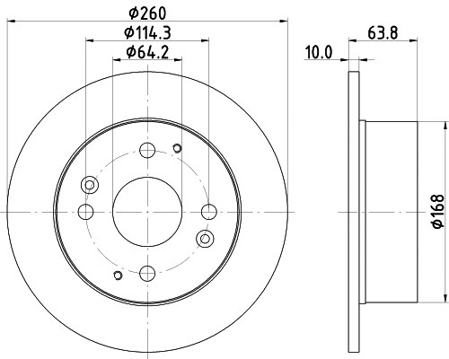 Brake Disc (MDC1482)