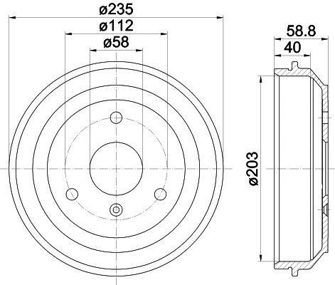 Brake Drum (MBD336)