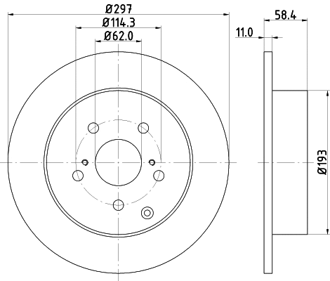 Brake Disc (MDC2183)