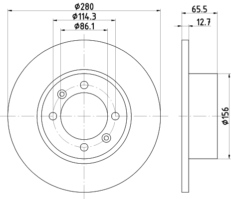 Brake Disc (MDC298)
