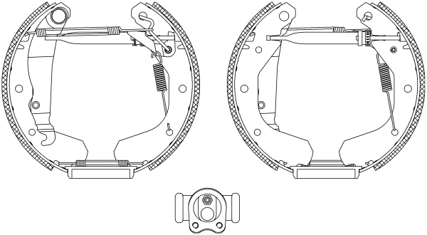 Brake Shoe Set (MSP052)
