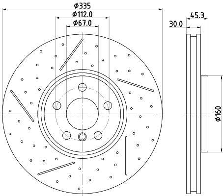 Brake Disc (MDC2951C)