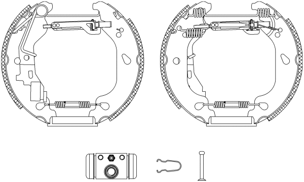 Brake Shoe Set (MSP222)