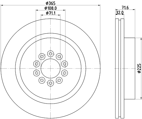 Brake Disc (MDC2207)