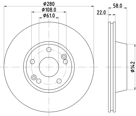 Brake Disc (MDC739)