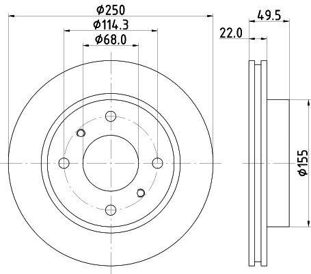 Brake Disc (MDC506)