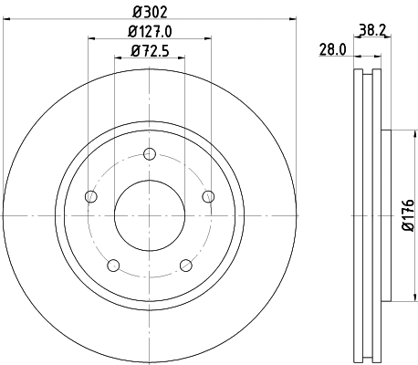 Brake Disc (MDC2097)