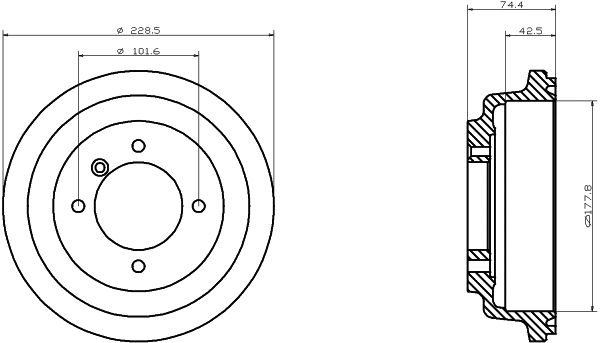 Brake Drum (MBD033)