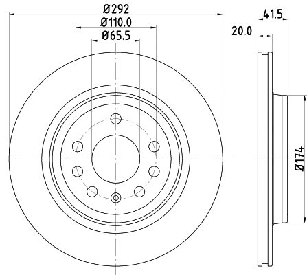 Brake Disc (MDC1675)