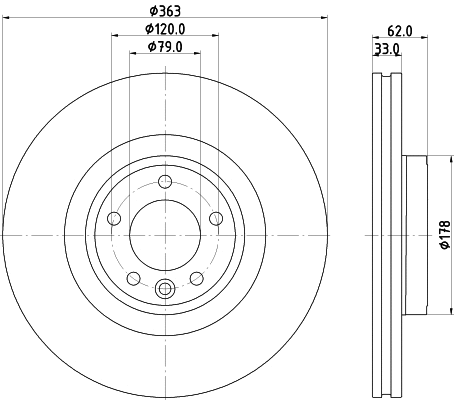 Brake Disc (MDC2937C)