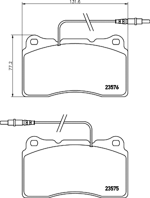 Brake Pad Set, disc brake (MDB2089)