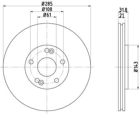 Brake Disc (MDC872)