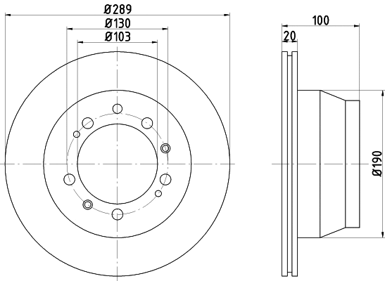 Brake Disc (MDC1153)