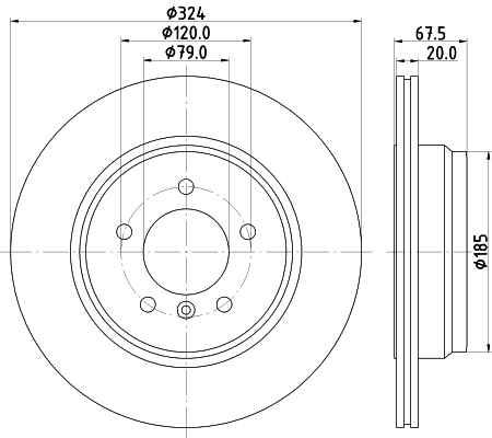 Brake Disc (MDC1796)