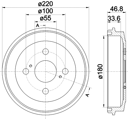 Brake Drum (MBD344)
