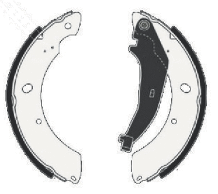 Brake Shoe Set (MFR775)