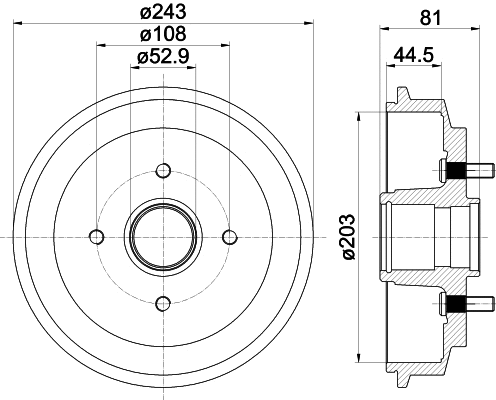 Brake Drum (MBD305)