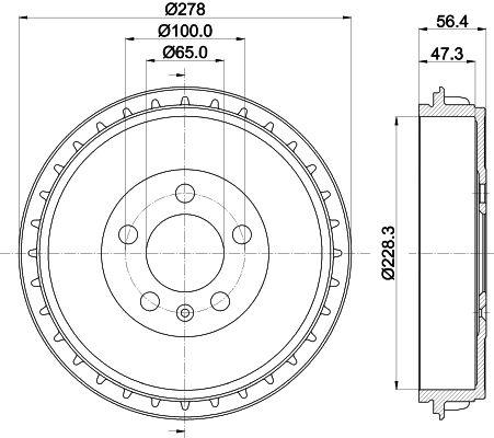 Brake Drum (MBD411)