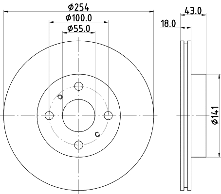 Brake Disc (MDC1289)