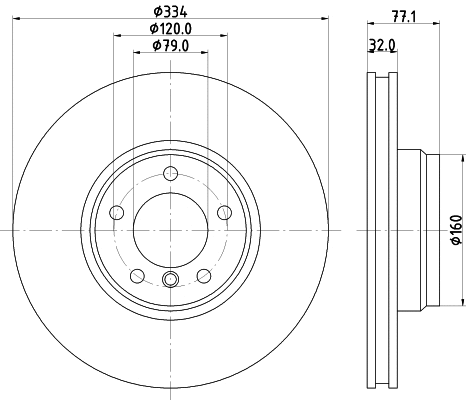 Brake Disc (MDC1258)
