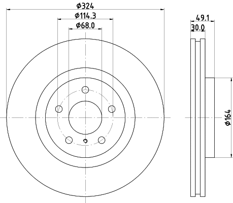 Brake Disc (MDC2561)