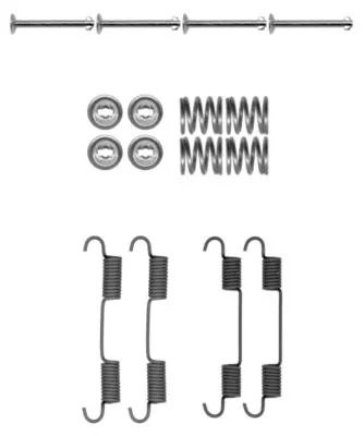 Accessory Kit, parking brake shoes (MBA897)