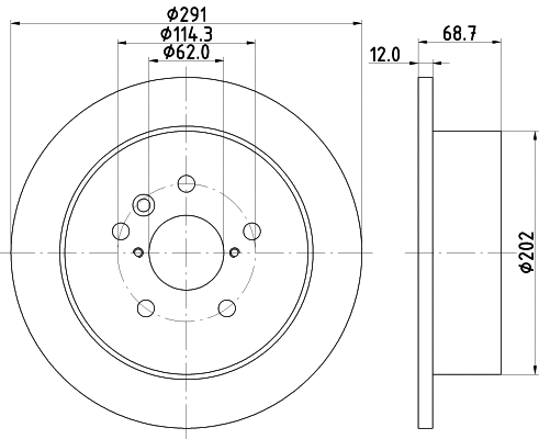 Brake Disc (MDC1511)