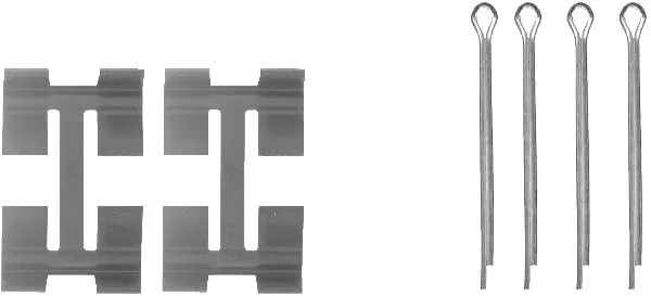 Accessory Kit, disc brake pad (MBA972)