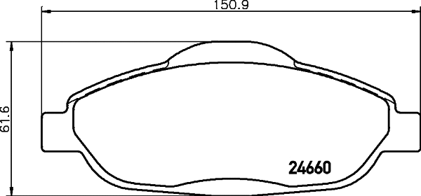 Brake Kit, disc brake (MDK0233)