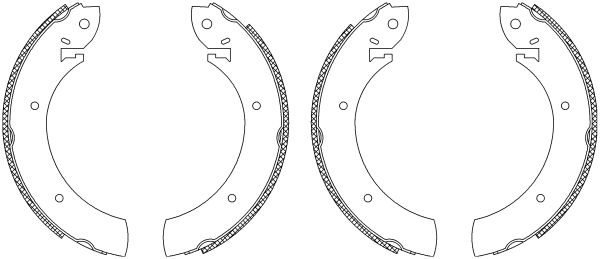 Brake Shoe Set (MSK171)