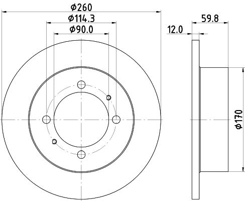 Brake Disc (MDC1369)